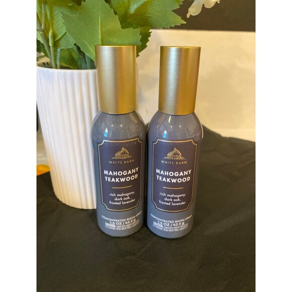 Bath & Body Works “Mahogany Teakwood” 2 New Concentrated Room Sprays - Picture 1 of 4